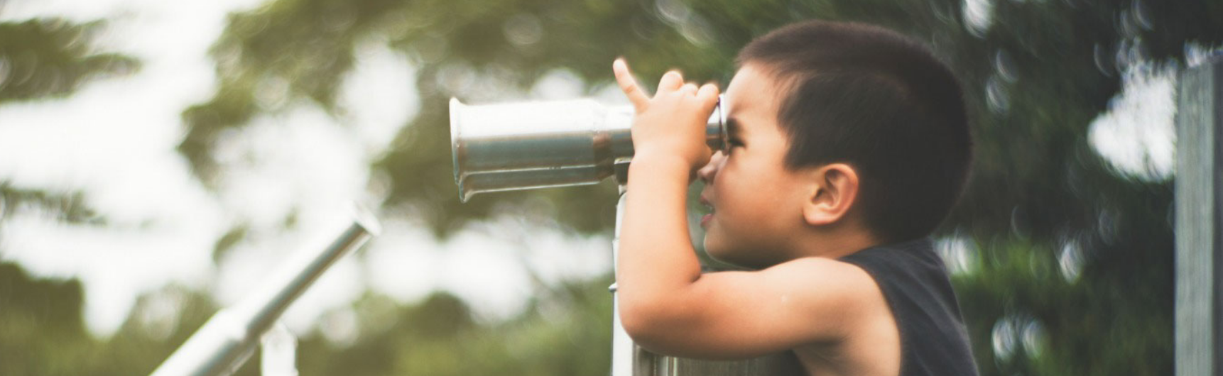 New Zealand Kid looking out into distance