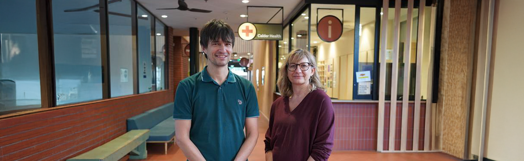 Jacinda Page and Brendon from Auckland City Mission