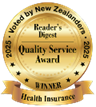 Reader's digest quality service award 2025