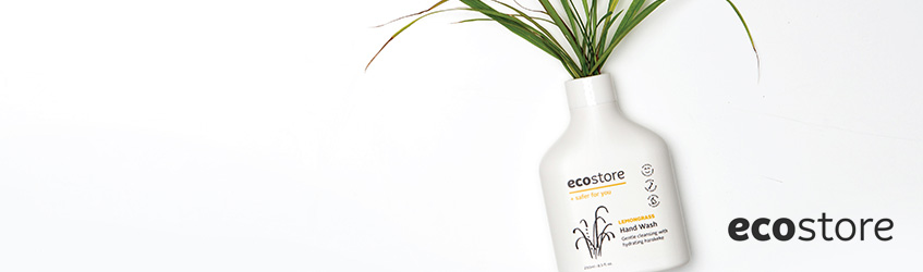 ecostore - Southern Cross member offer An ecostore bottle with a plant growing out of the top
